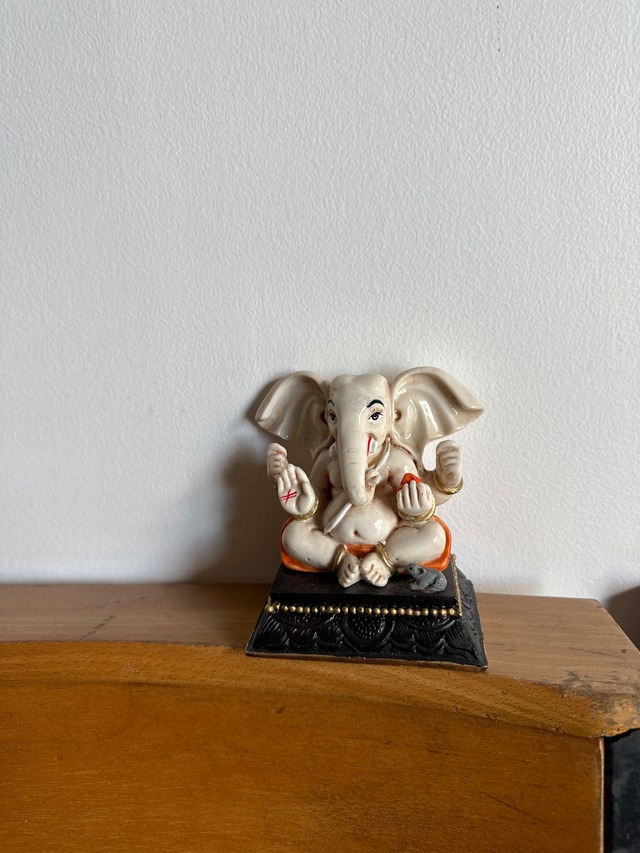 Indian インド ガネーシャ 陶器OBJECT