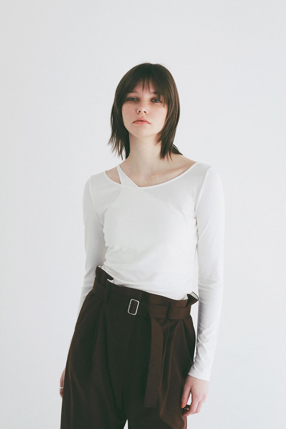 CLANE CUP IN ONE SHOULDER SET TOPS | FLICKA ASHIYA