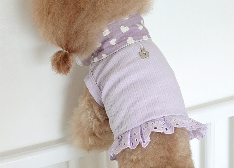 【SALE】ミニクロップドトップス S ~ XL 3color / 犬の服 犬服 新作 ショート丈 小型犬 中型犬 ペット洋服 ドッグウェア ペット用品