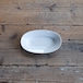 《ちょうどいいオーバルプレート》Oval Plate S - dew white | yumiko iihoshi porcelain