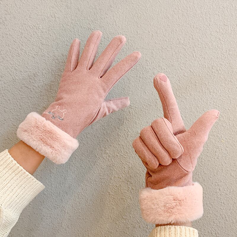 グローブ ウィンターレディースベルベット 大人ガーリー スウィート キュート カジュアル 冬物 ブラック・アイド・ピーズ5878496638