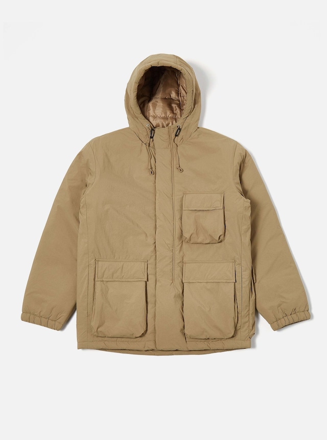 【Universal Works.】Padded Stayout Jacket / Sand Recycled Nylon ユニバーサルワークス