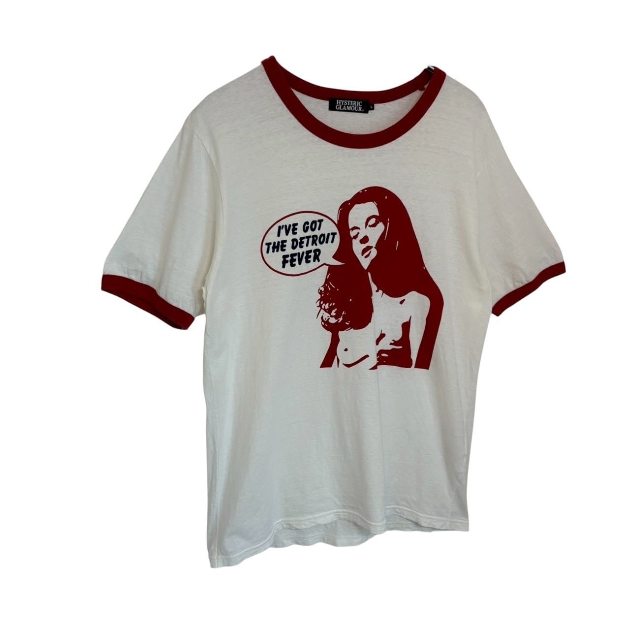 HYSTERIC GLAMOUR ヒステリックグラマー Tシャツ L リンガー センター