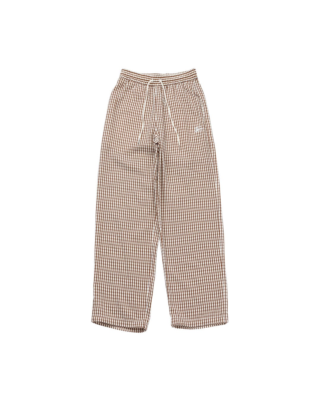 Re:room】CHECK PATTERN SEERSUCKER WIDE PANTS［REP326］ | #Re:room