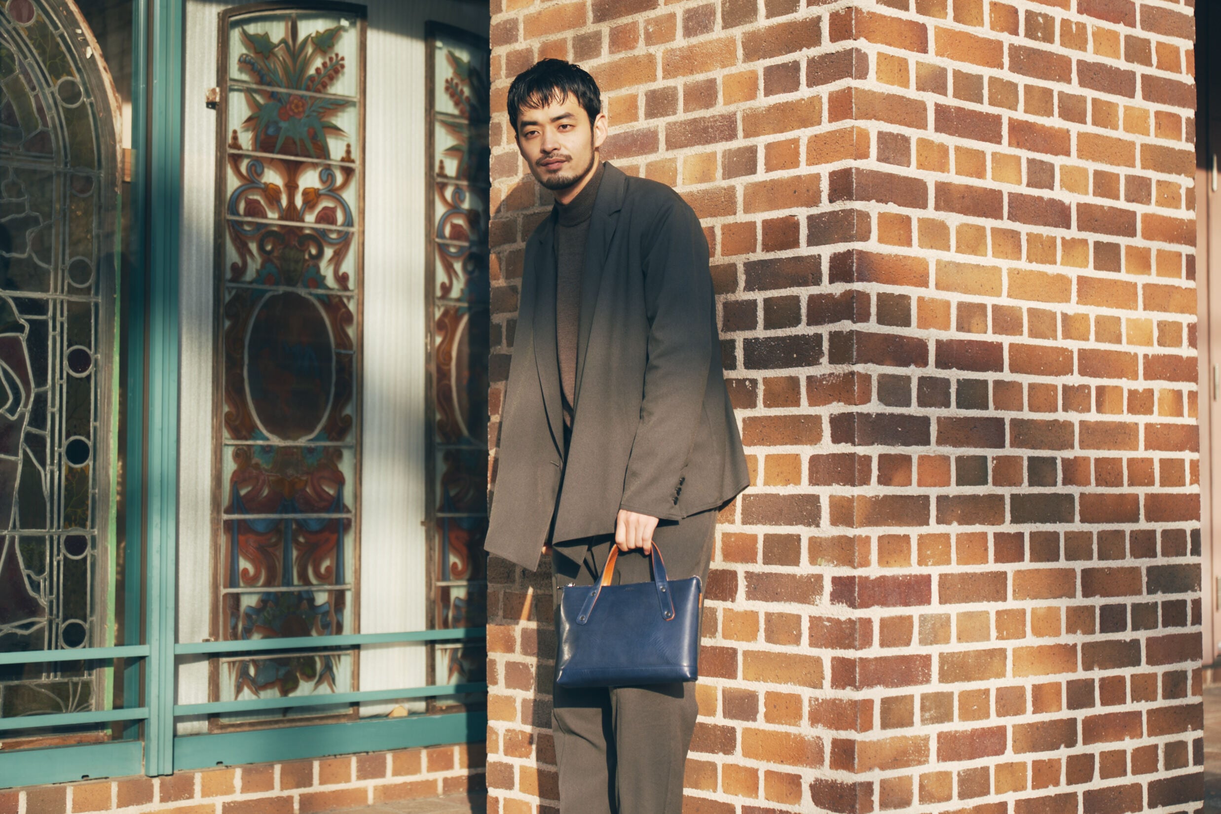 SJP-00206 Oild Series 日本製2WAYオイルバケッタミニブリーフバッグ