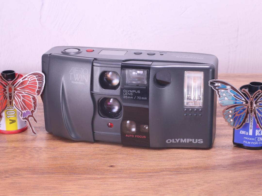 【極美品✨完動品】OLYMPUS AF-10 TWIN フィルムカメラ