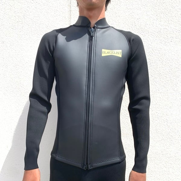 BLACKLIST WETSUITS 2㎜ ZIP JACKET LONGSLEEVE ブラックリスト