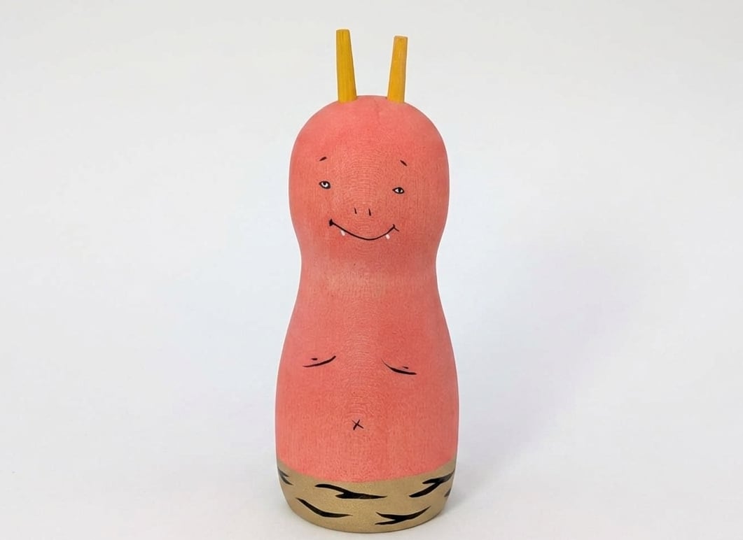 そっと見守るちび鬼くん