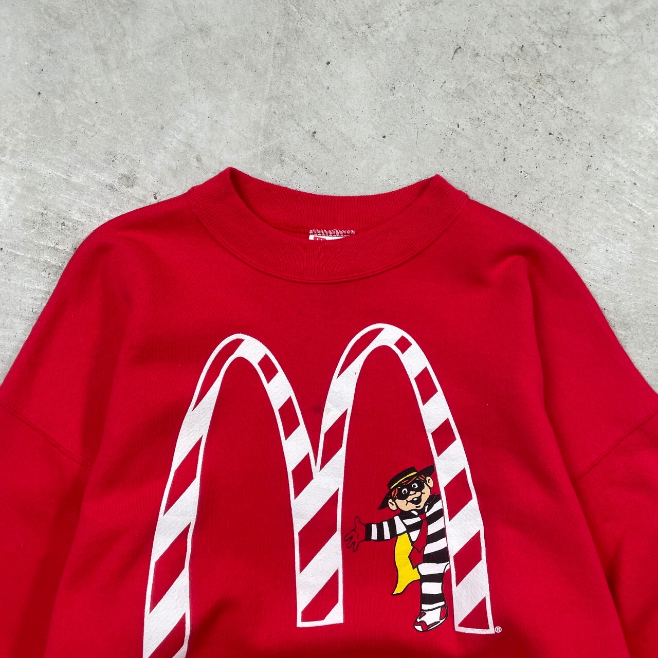 90年代 USA製 McDonalds マクドナルド アドバタイジング スウェット 