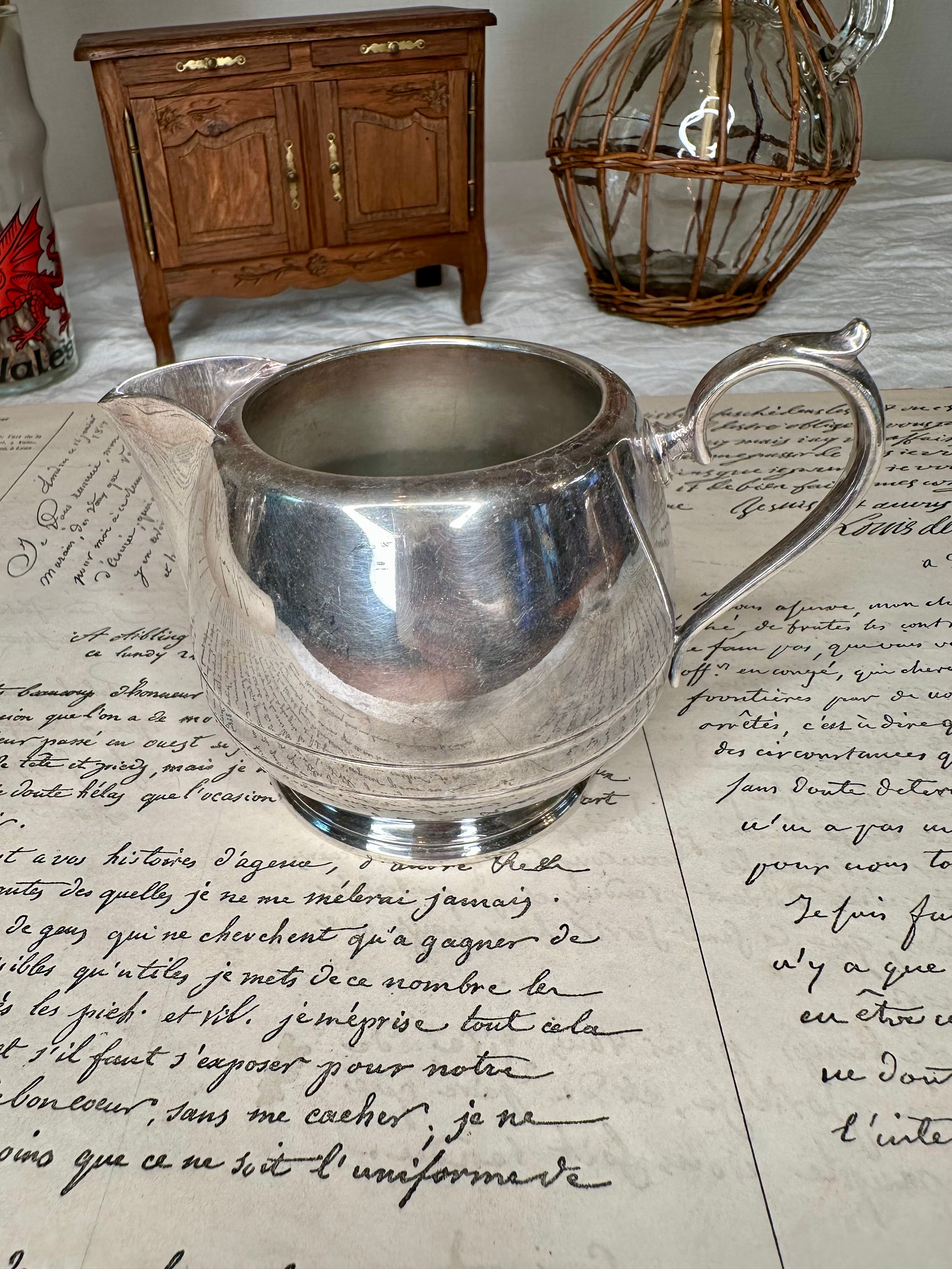 イギリス ヴィンテージ 花リム コンポティエ | VINTIQUES