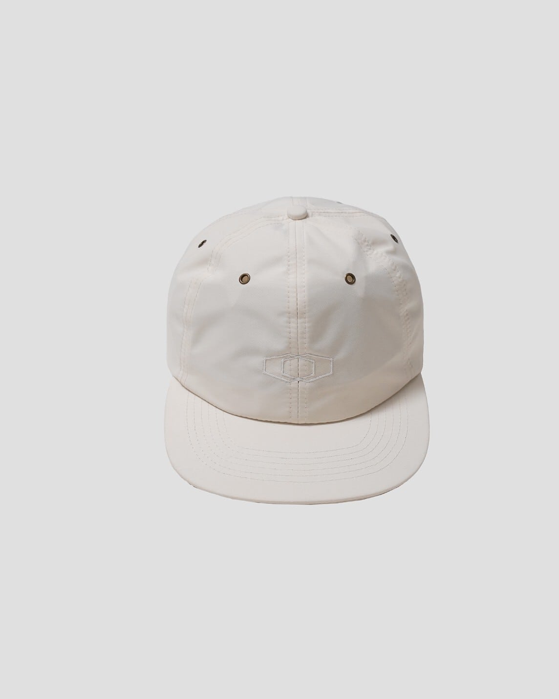 Dual Logo Nylon Cap IVORY | CRATE ATHLETICS