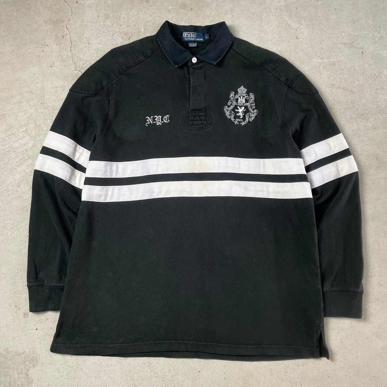 90年代 Polo by Ralph Lauren ポロバイラルフローレン ラガーシャツ 