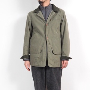 L.L.Bean corduroy collar hunting jacket olive S USA製 /90's エルエルビーン ハンティングジャケット オリーブ