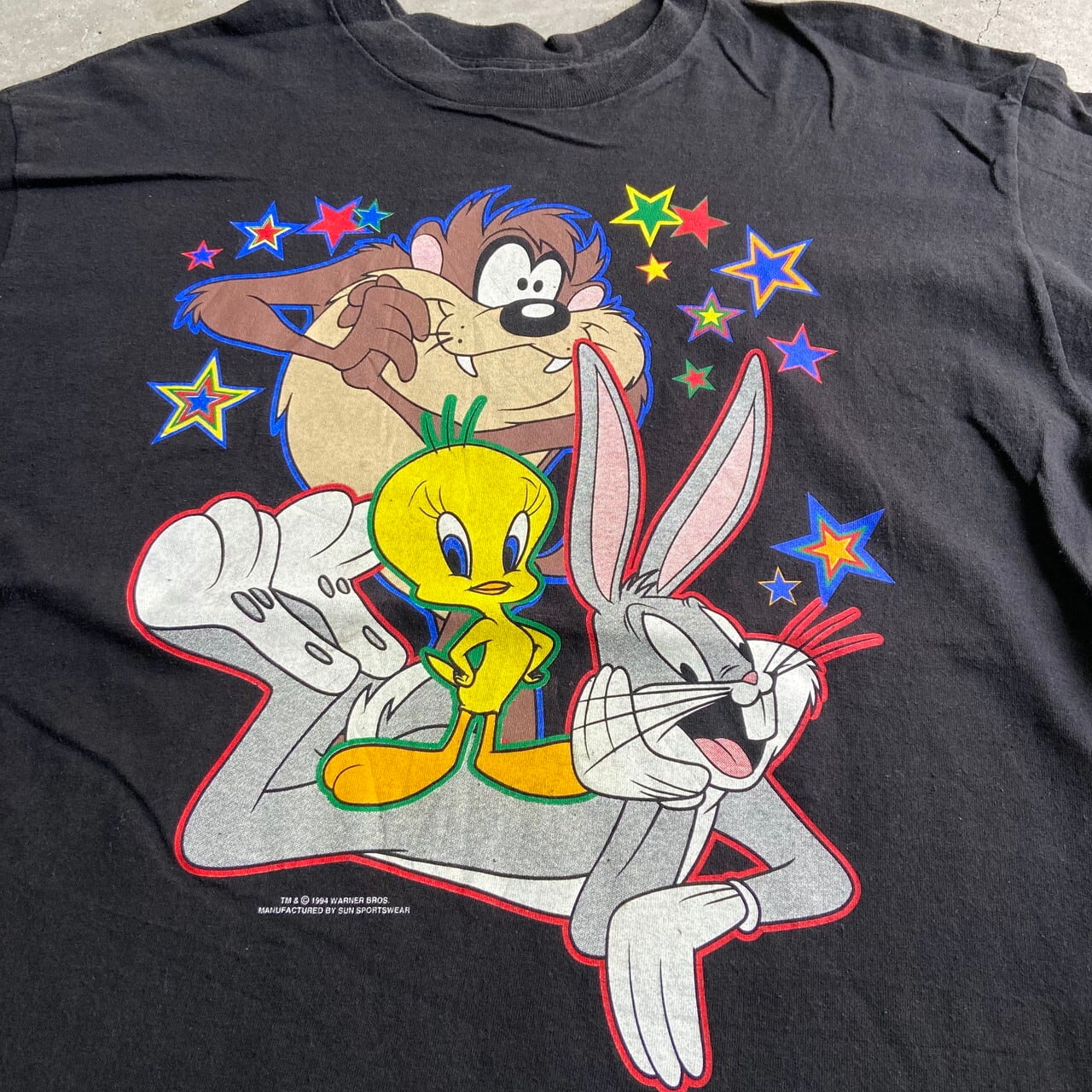 90s LooneyTunes バッグスバニー タズマニアンデビル Tシャツ