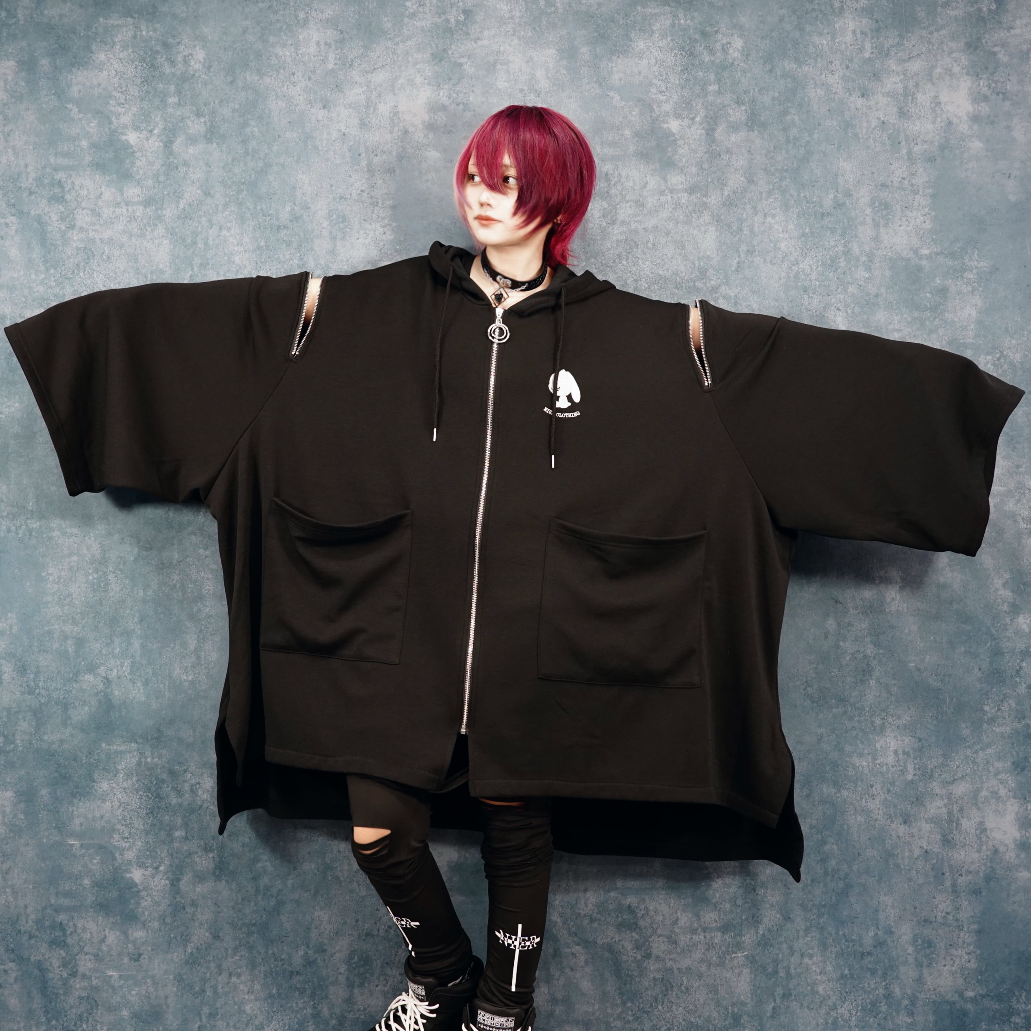 12/12日目玉大特価65%OFF】防寒SUPER OVERSIZE 2WAY ZIP PONCHO OUTER