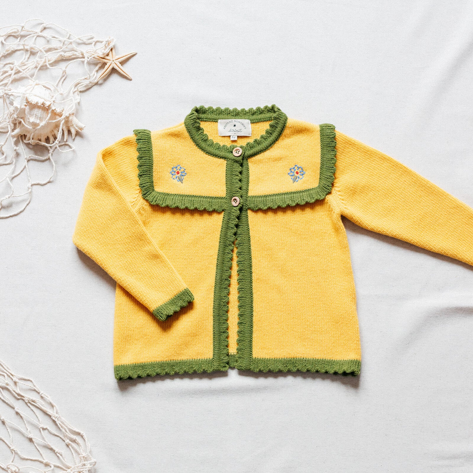 Birinit / Mustard embroidered jacket