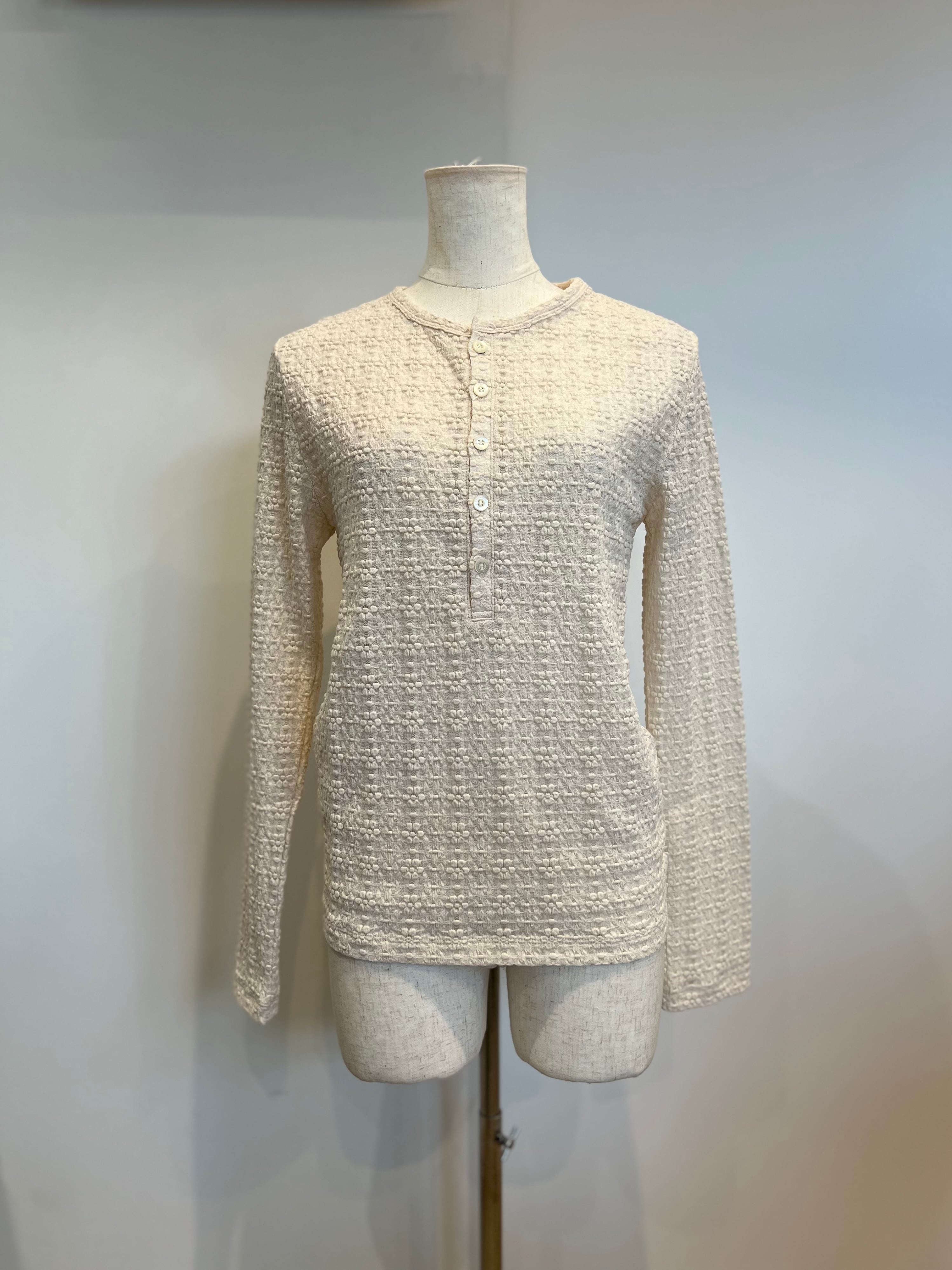 【LEMELANGE】レースヘンリーネックTee 8611002