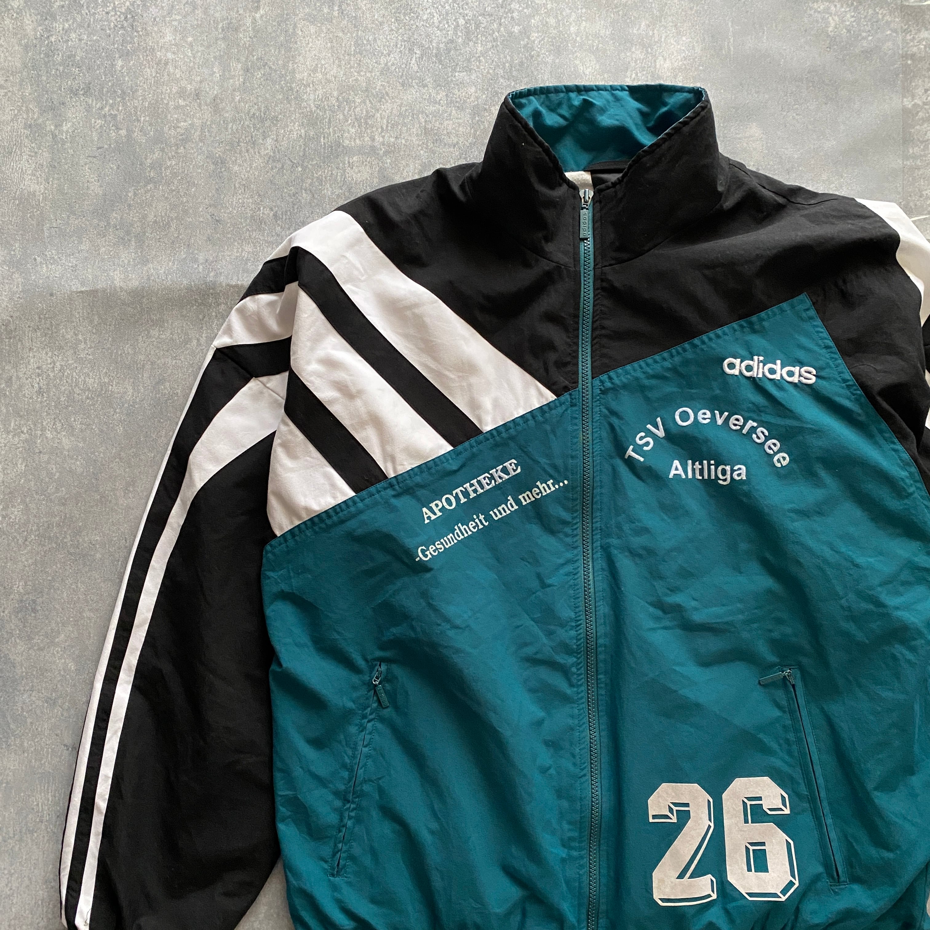 90s 　adidas アディダス　トラックジャケット　ナイロンジャケット