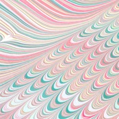 半巾帯 ❤︎［full of happiness］ゆらぎ柄×ピーコック柄