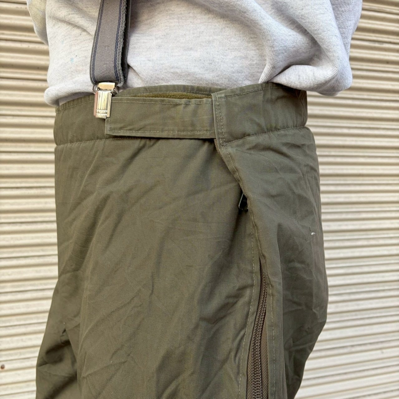 80s ドイツ軍 実物 裏ボア オーバーパンツ ミリタリーパンツ XL Gr6
