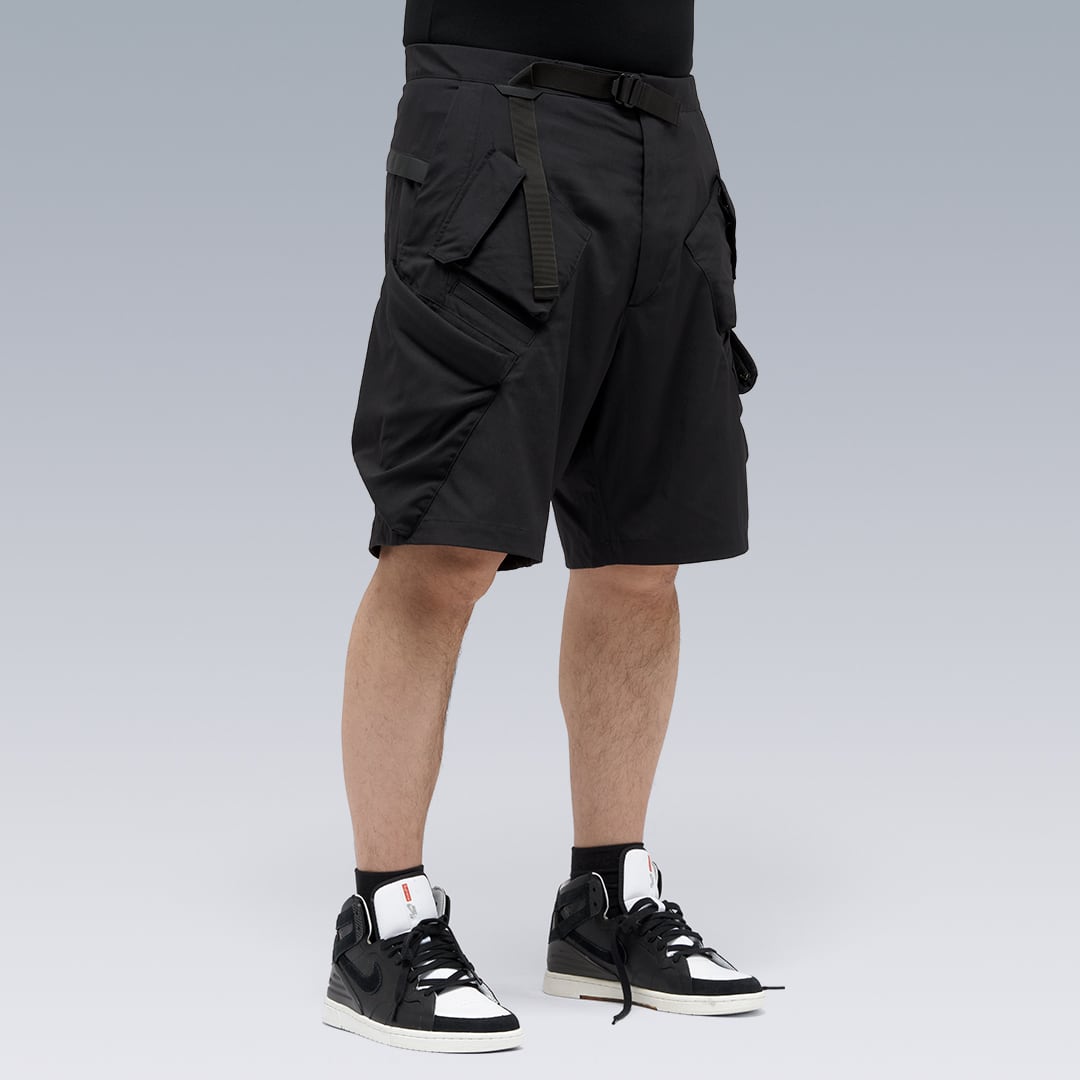 ACRONYM”SP29-M NYLON STRETCH BDU SHORT PANT BLACK” | Lapel online