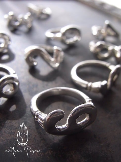 Numero Ring L ／数字0〜9のリング L（10号〜17号） | Mano Pigra