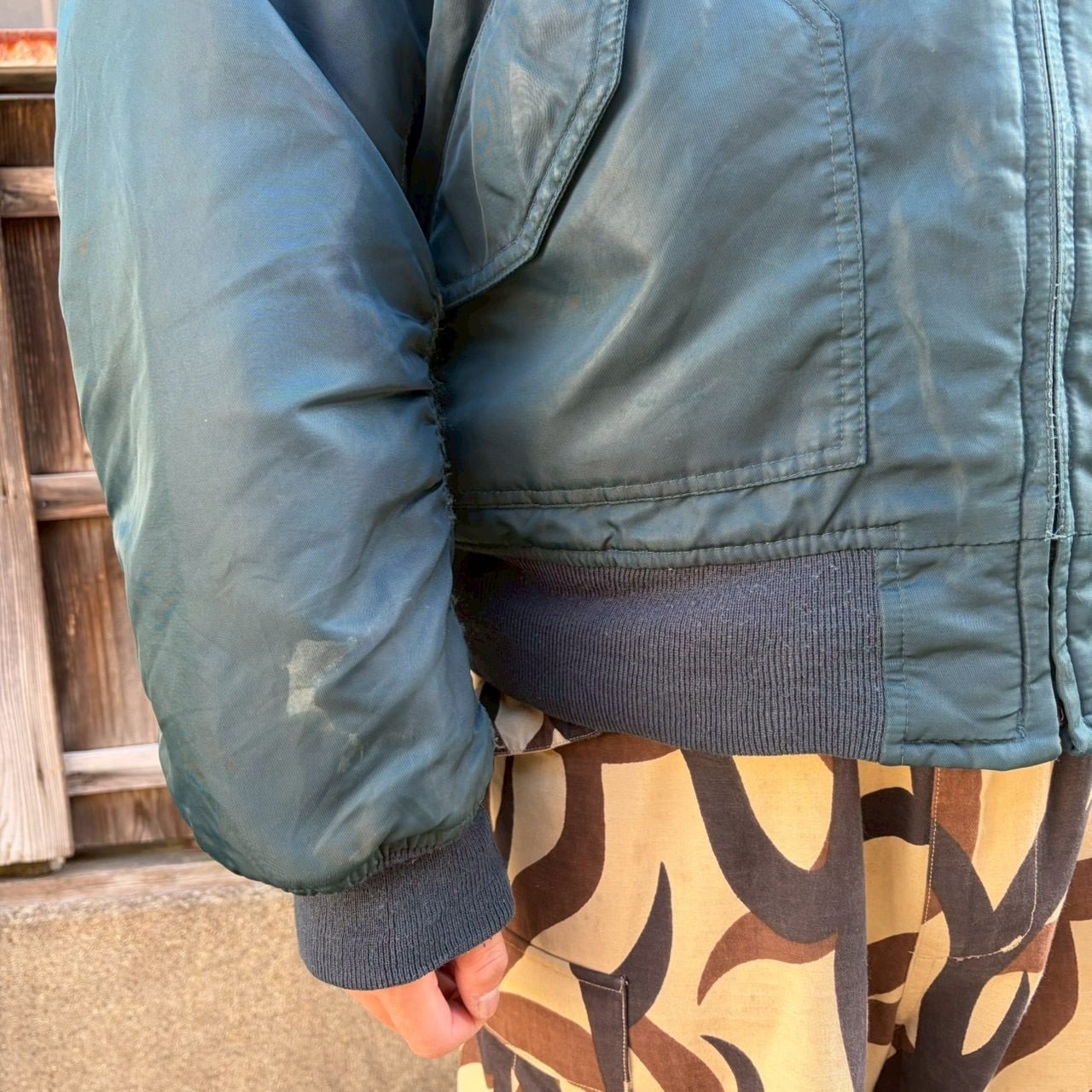 90s フライトジャケット B-15タイプ CWU クルージャケット ボア付き