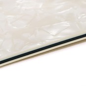 Musiclily Pro LPタイプピックガード 中国製レスポールLPエレキギター用、パーチメントパール4P