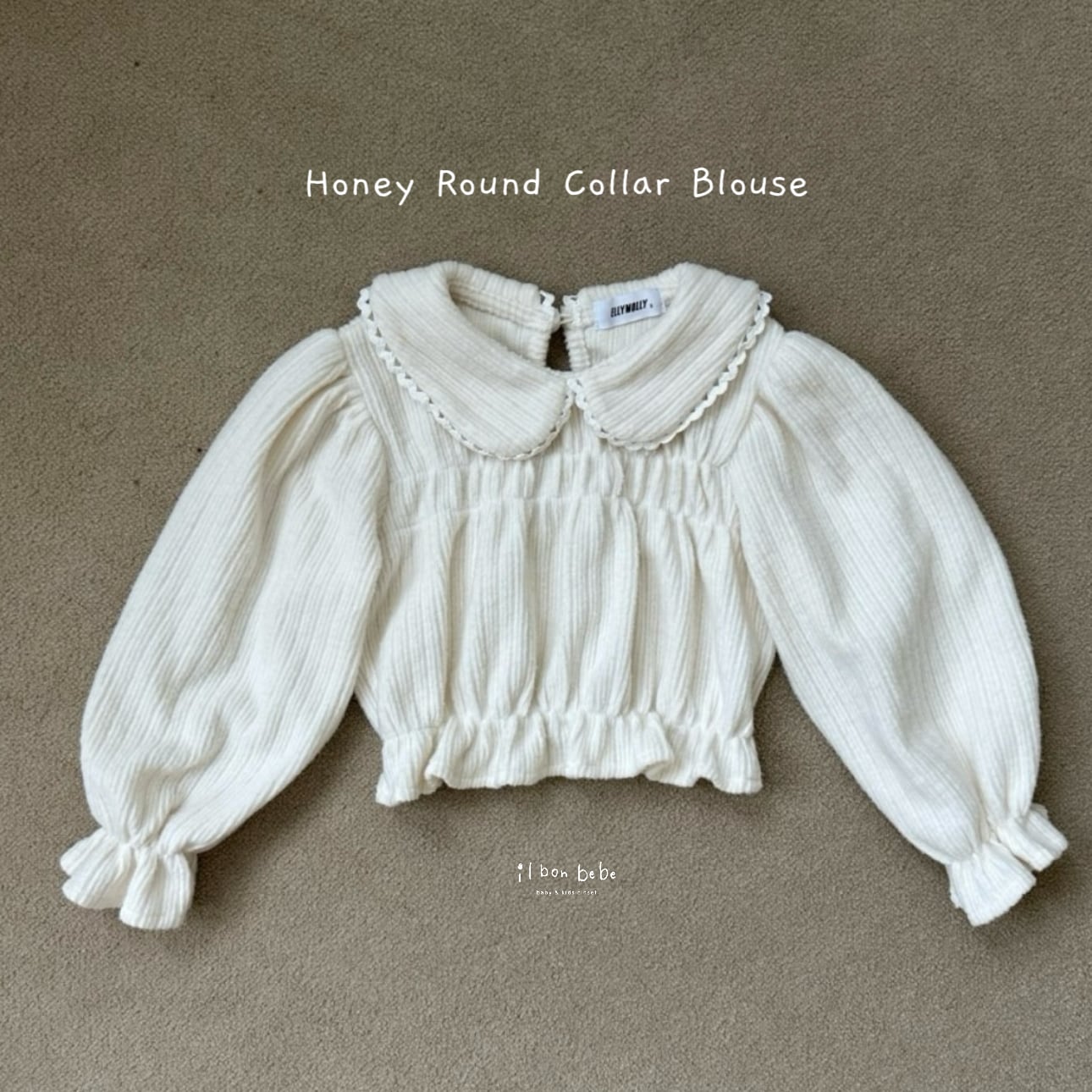 【即納】Honey Round Collar Blouse