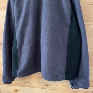 【THE NORTH FACE】刺繍ロゴ バックロゴ フリースジャケット ブルゾン Lサイズ ノースフェイス US古着