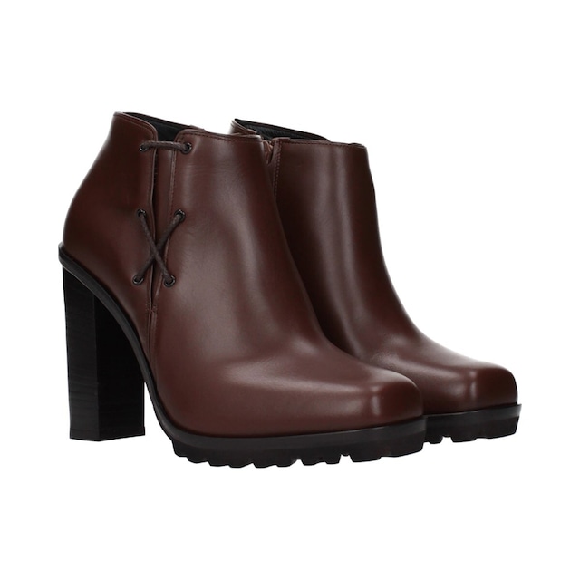 MAX MARA マックスマーラ レディース アンクルブーツ レザー ブラウン