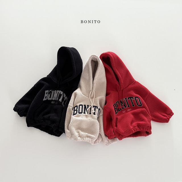 mongle bonito hood【BONITO】※12月下旬〜1月上旬発送予定