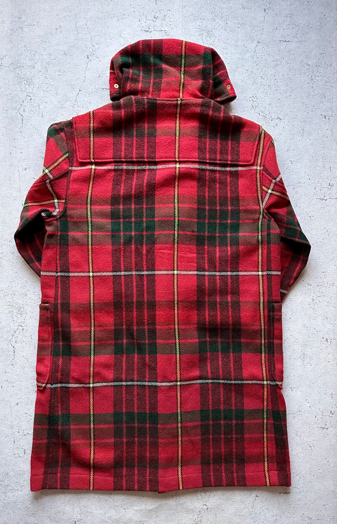 80s-90s USA製 “ RALPH LAUREN ” TARTAN PLAID LONG DUFFLE COAT OLD 