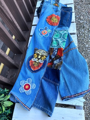 ヒッピーゆるダボリメイクデニム