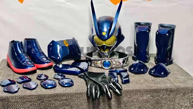 ASUSACOS 実物撮影！ 仮面ライダーアインズ コスプレ 道具 （仮面+靴+