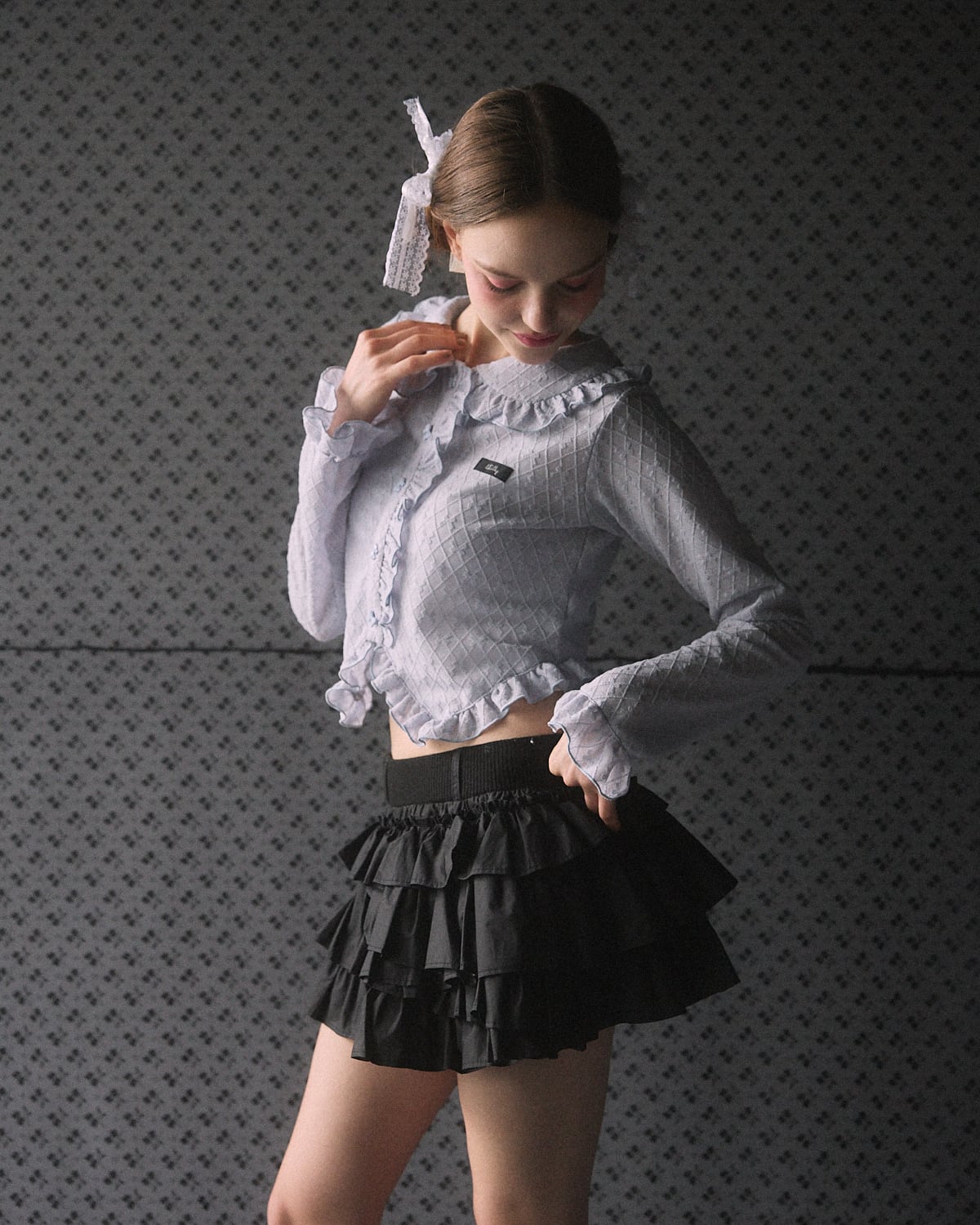 フリルシャツミニスカート | lilLilly official webstore