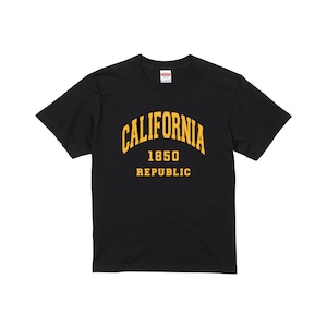 カリフォルニアリパブリック　半袖コットンTシャツ 　ブラック