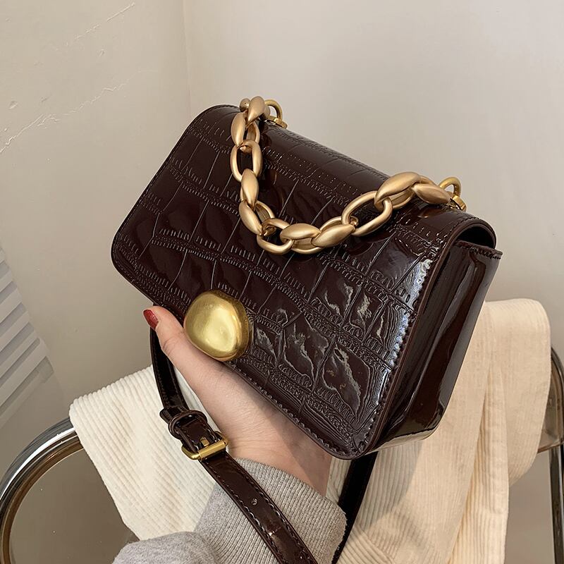 レッド スクウェア メッセンジャーバッグ 手作りハンドバック38335388028