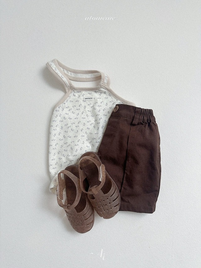〘予約〙atomeme / Rene Flower Halter-neck Top