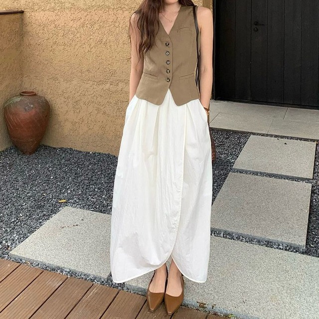 Wrap cocoon skirt　M2458
