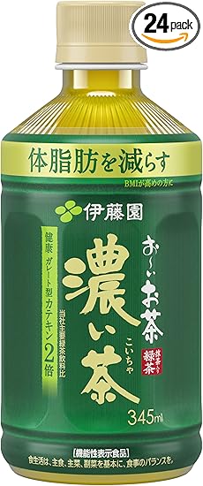 伊藤園 おーいお茶 濃い茶 (レンチン対応) 345ml×24本 [機能性表示食品