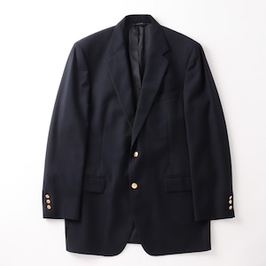 【未使用】BROOKS BROTHERS wool Navy blazer size41 made in USA dead stock ／ブルックス ブラザーズ 高級生地 ウール 紺ブレ ネイビー ジャケット サイズ41 実寸L  金ボタン 定価約15万 USA製