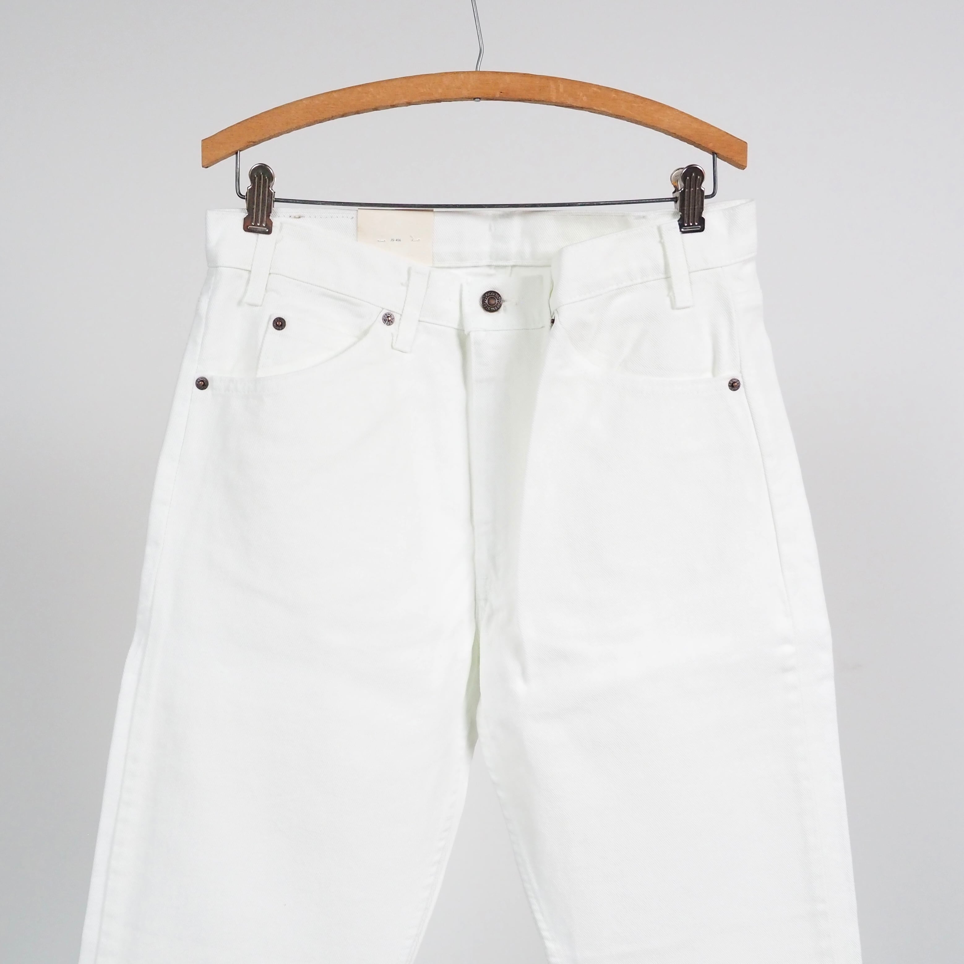NOS】80's Levi's 505-1051 W34/L33 White Katsuragi pant USA製