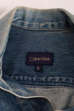 【Unisex】“Calvin Klein” Denims jacket Made in U.S.A