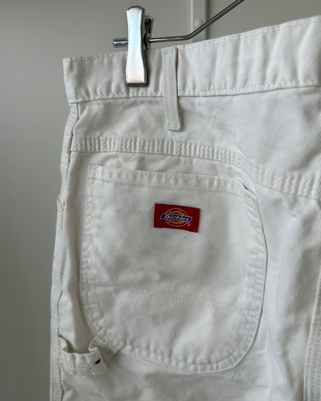 -Dickies- Vintage 90-00s White Paintr Pants