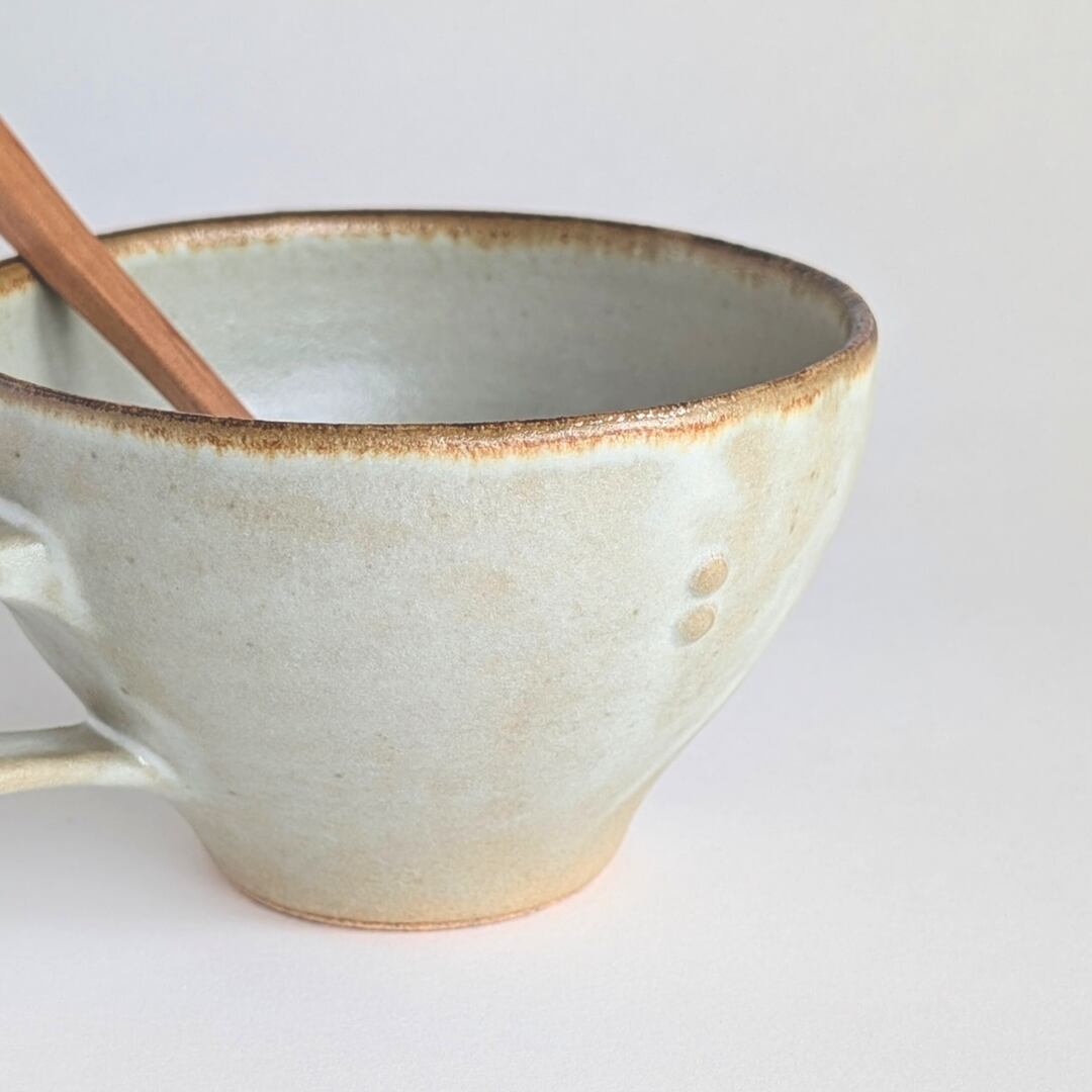 大塚菜緒子 ふち錆スープカップ |益子焼 陶器 スープ マグ