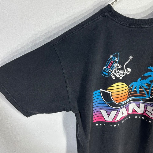 VANS ガイコツ スケート tシャツ