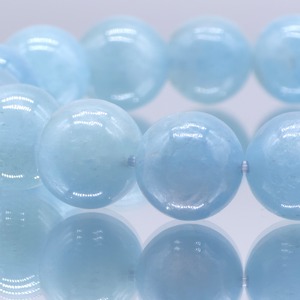 [3月の誕生石]アクアマリン 12mm 手首15cm