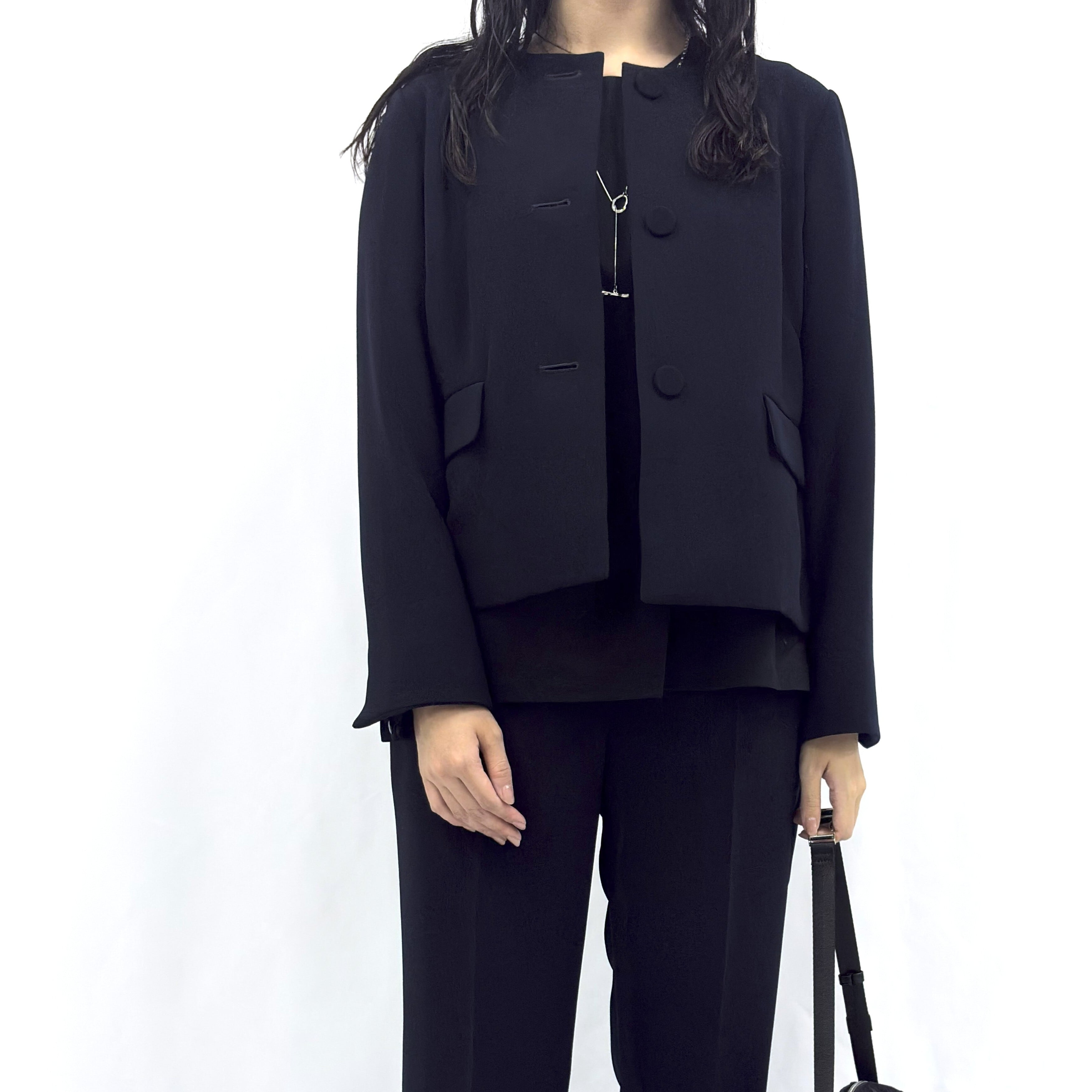新品 ジョルネア　ネイビー テーラードジャケット サイズＬ　日本製 J.PRESS YORK STREET ジャケット テーラードジャケット 「UNISEX