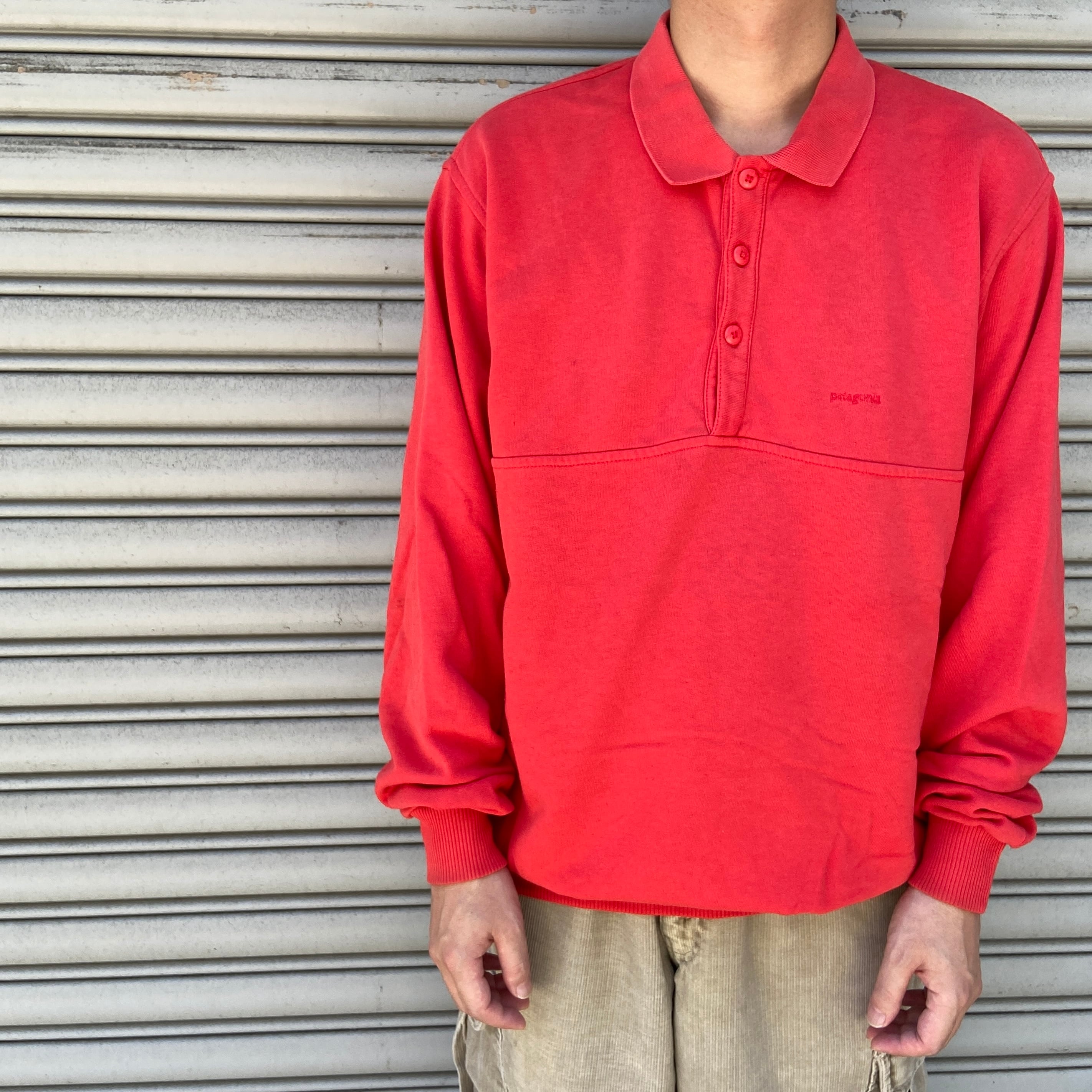 80s90s patagonia 香港製 ポロスウェット XL パタゴニア | 古着屋 Uan